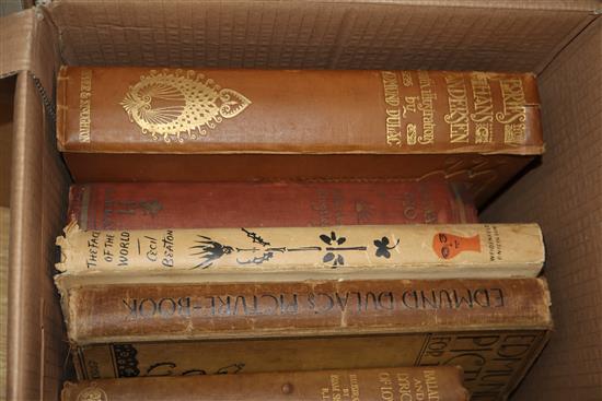 Sixteen books: Edmund Dulac, Cecil Beaton etc